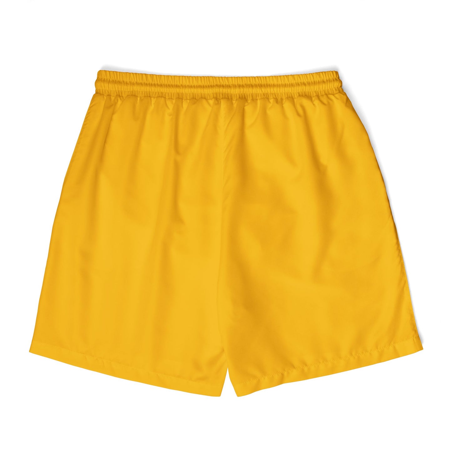 Trendy Pineapple Yellow Unisex Swim Shorts, Beachwear, Summer Essentials
