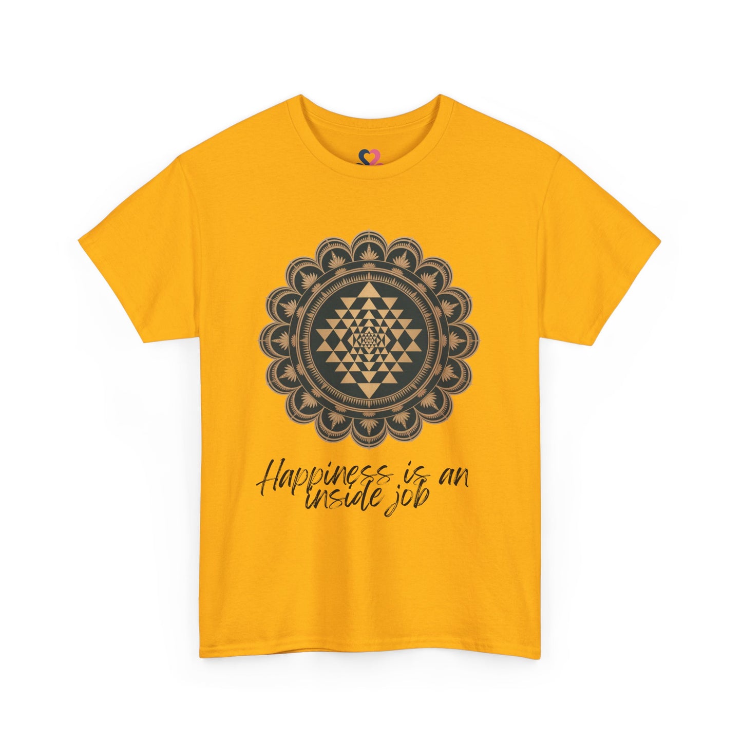 Unisex T-shirt, Yoga, Mindfulness, Happiness is an inside job