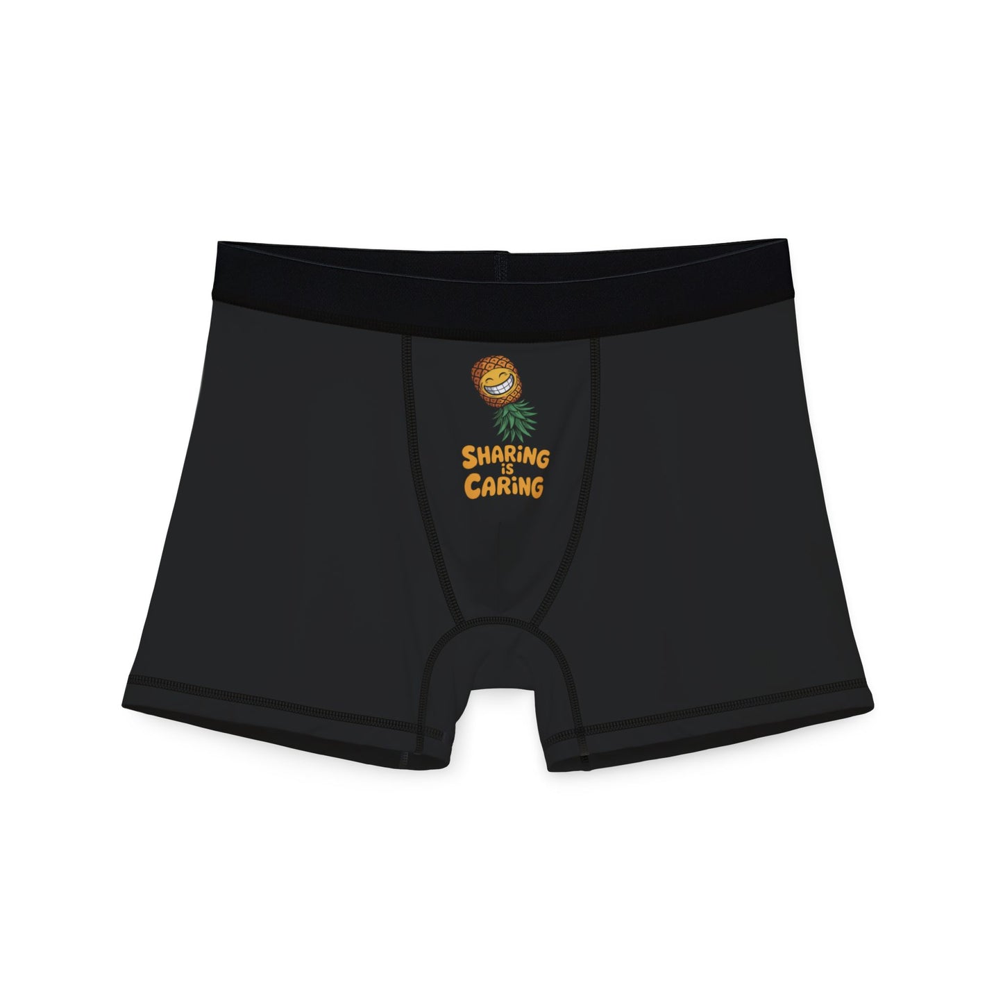Sharing Is Caring Men's AOP Boxer Briefs, Stylish Underwear, Gift