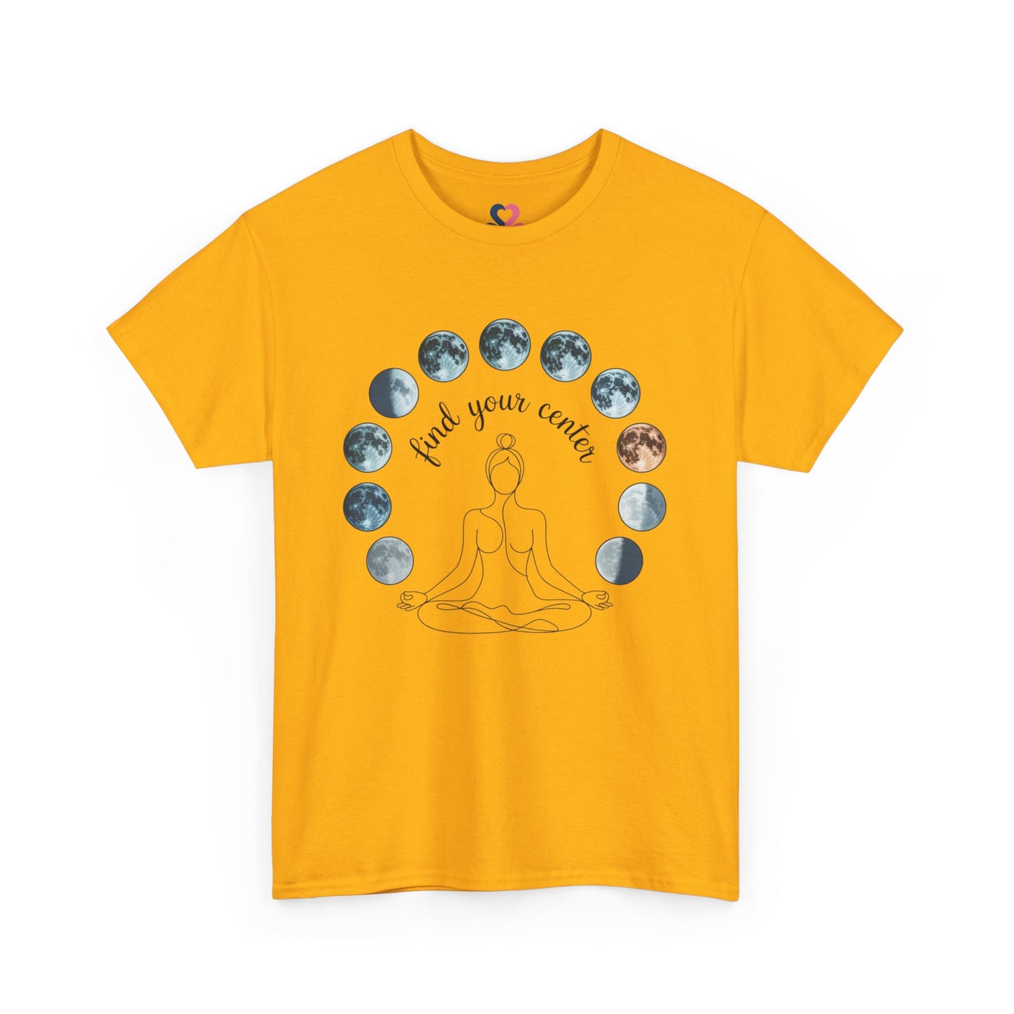 Unisex T-shirt, Yoga, Mindfulness, Find your center