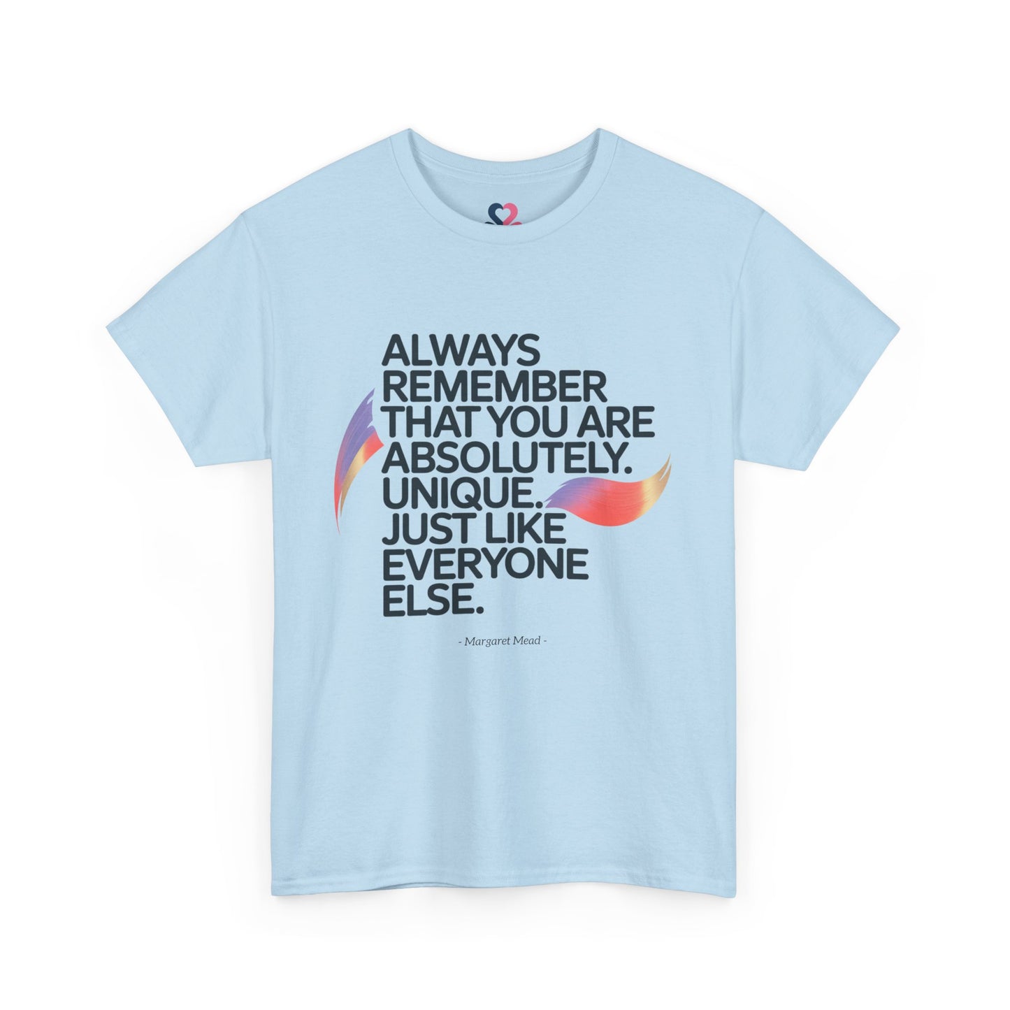 Unisex T-shirt, Famous Quote, Mindfulness, Wellbeing, model IV