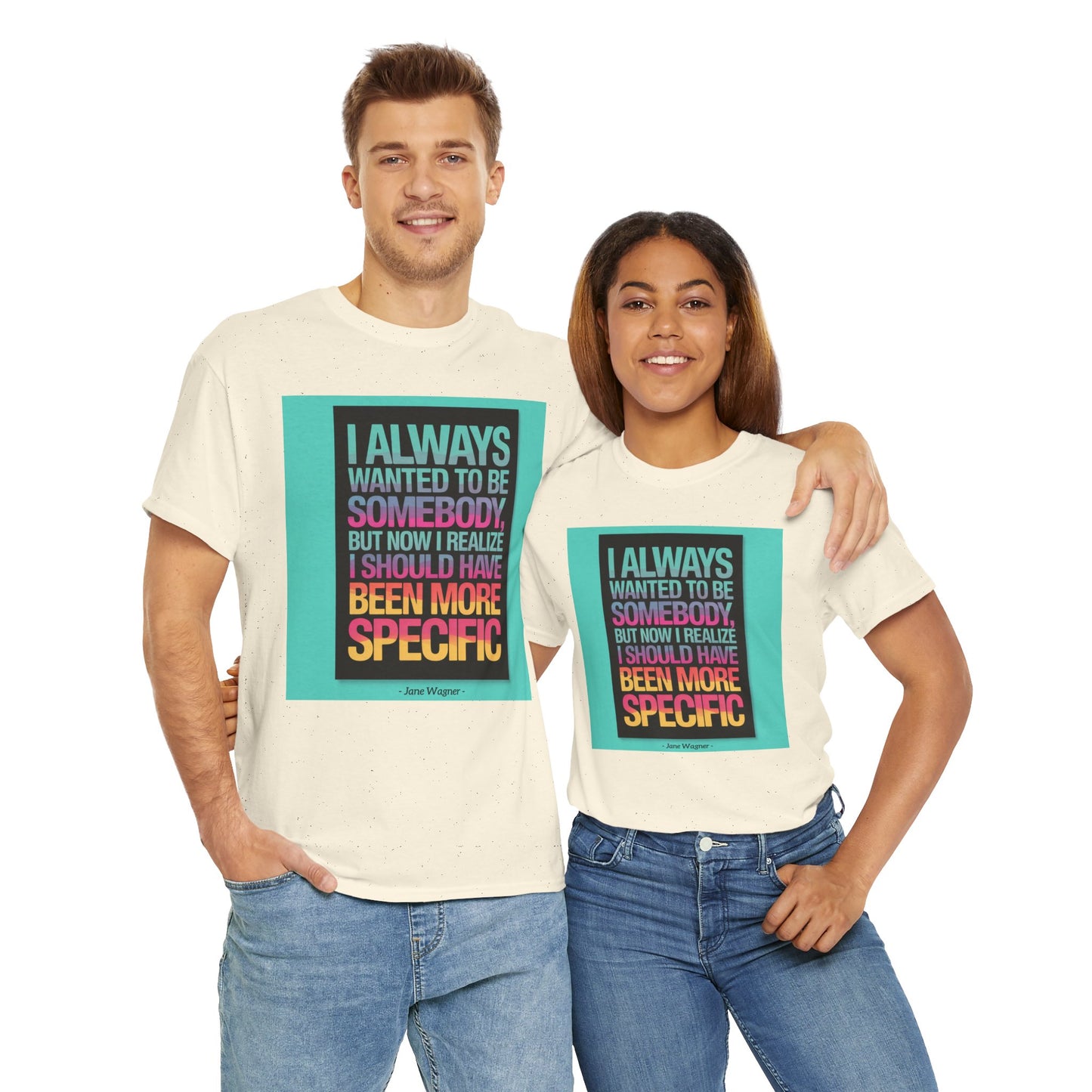 Unisex T-shirt, Famous Quote, Mindfulness, Wellbeing, model XI
