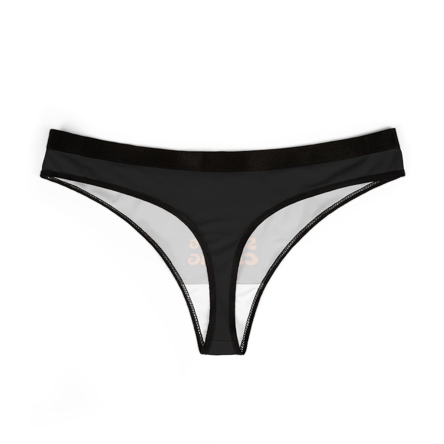 Sharing Is Caring Print Women's Thongs, Cute Underwear, Summer Lingerie, Gift