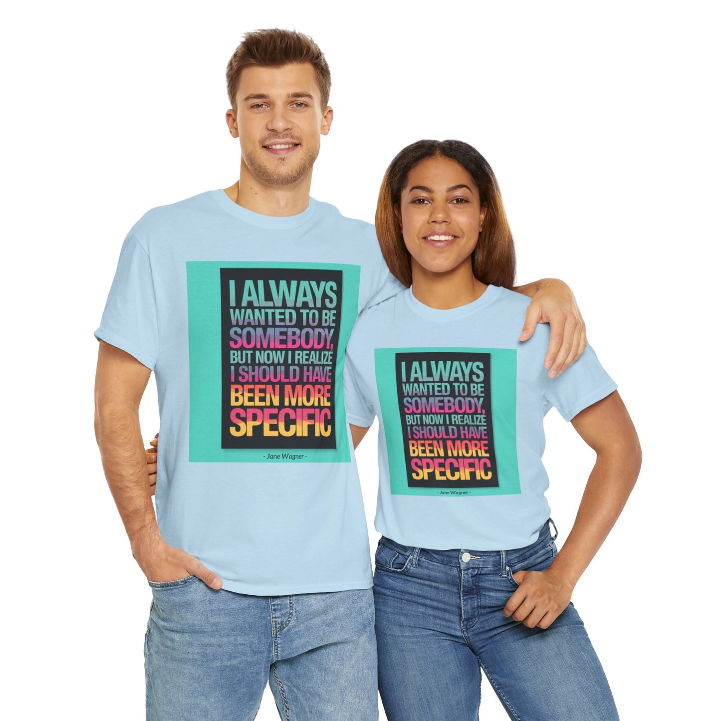 Unisex T-shirt, Famous Quote, Mindfulness, Wellbeing, model XI