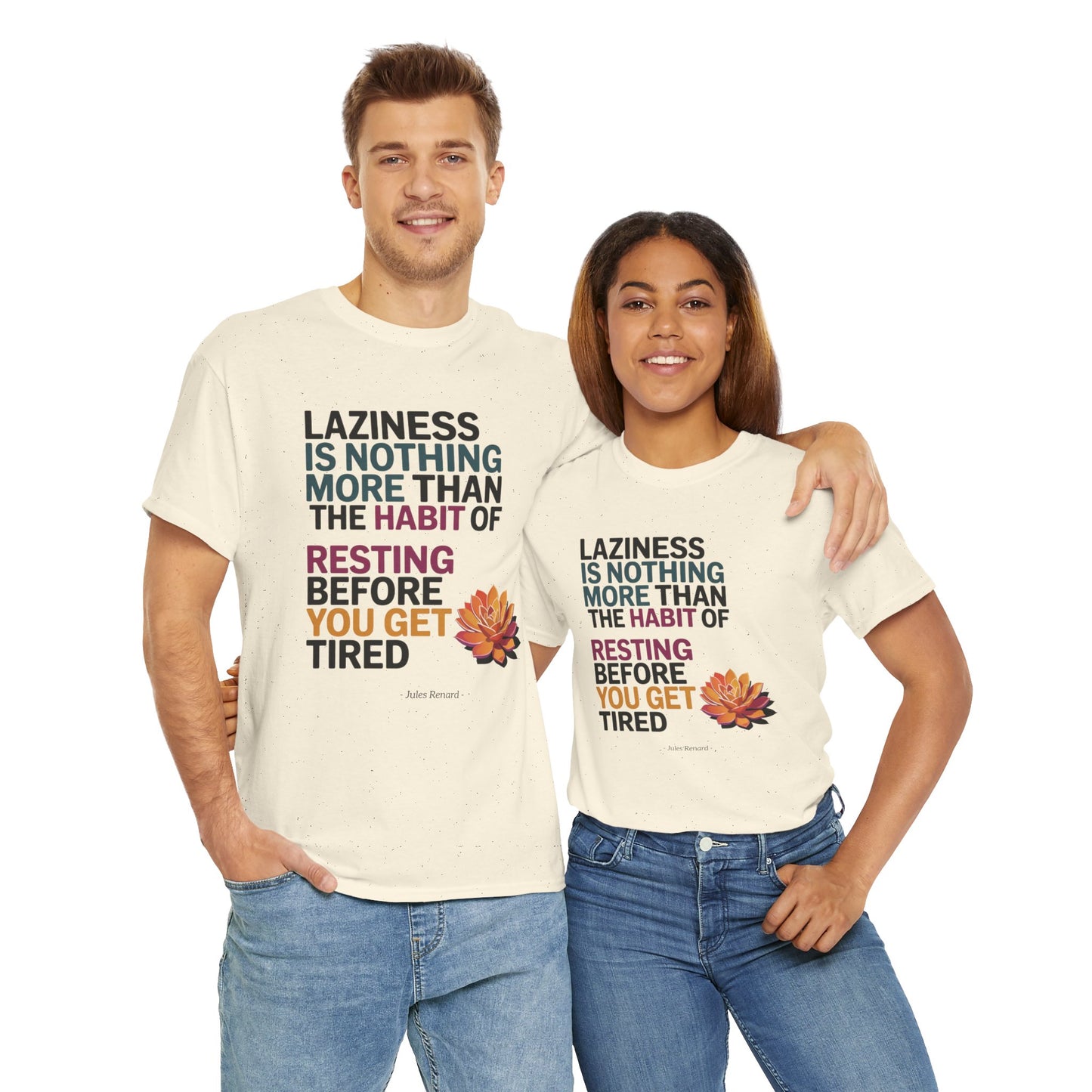 Unisex T-shirt, Famous Quote, Mindfulness, Wellbeing, model VIII
