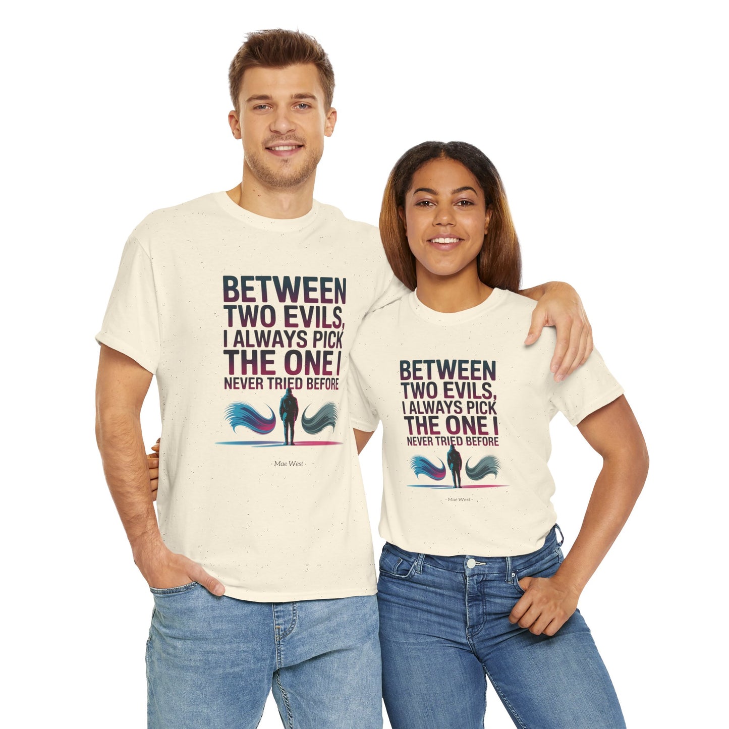 Unisex T-shirt, Famous Quote, Mindfulness, Wellbeing, model XIV