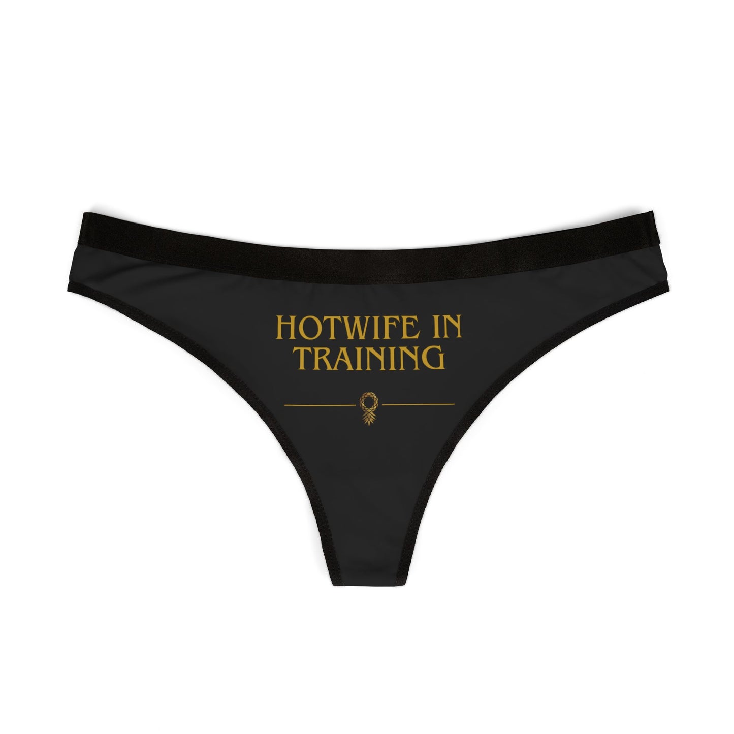 Hotwife In Training Print Women's Thongs, Cute Underwear, Summer Lingerie, Gift