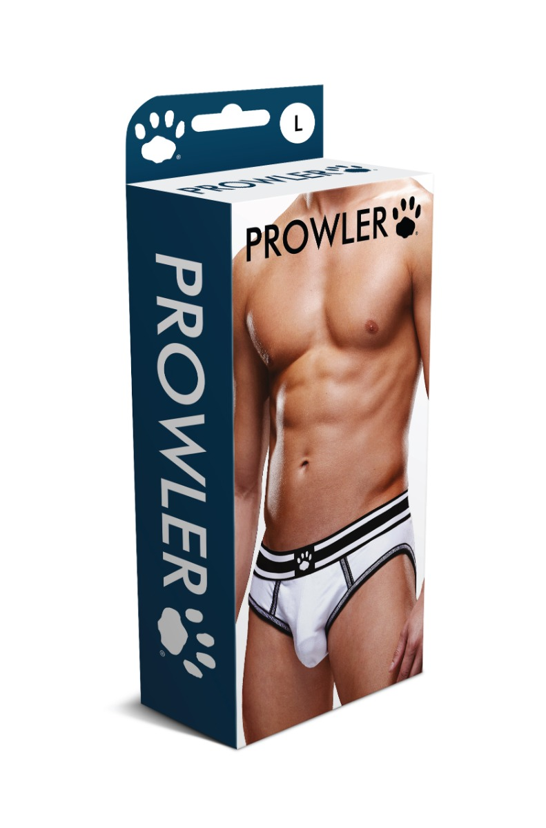 Prowler White/Black Open Brief XL