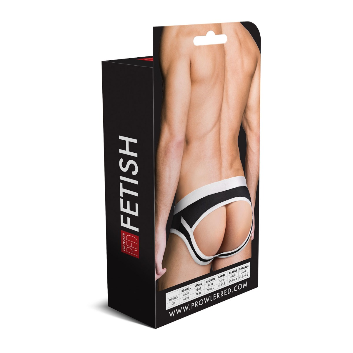 Prowler RED Ass-less Brief White XS