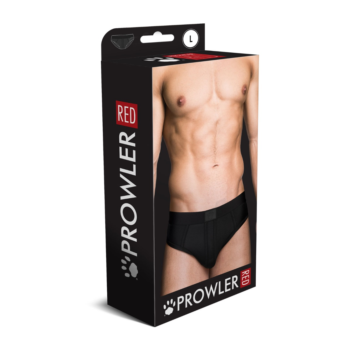 Prowler RED Ass-less Brief Black L