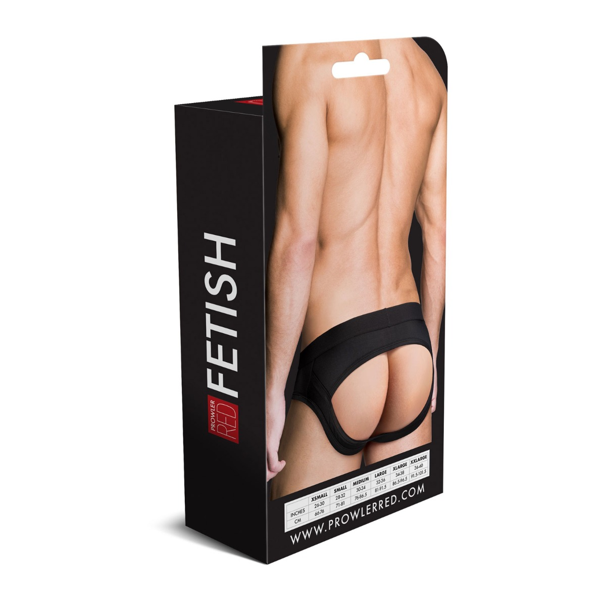 Prowler RED Ass-less Brief Black L