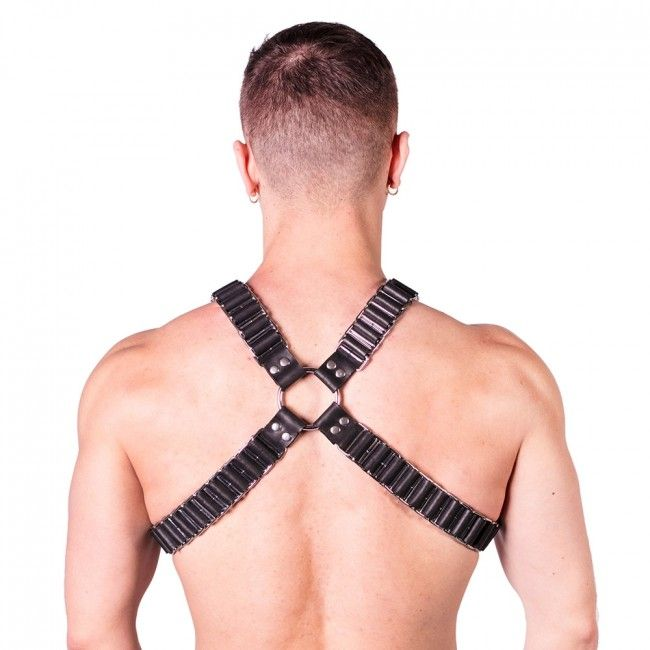Prowler RED Ballistic Harness Black/Silver Medium
