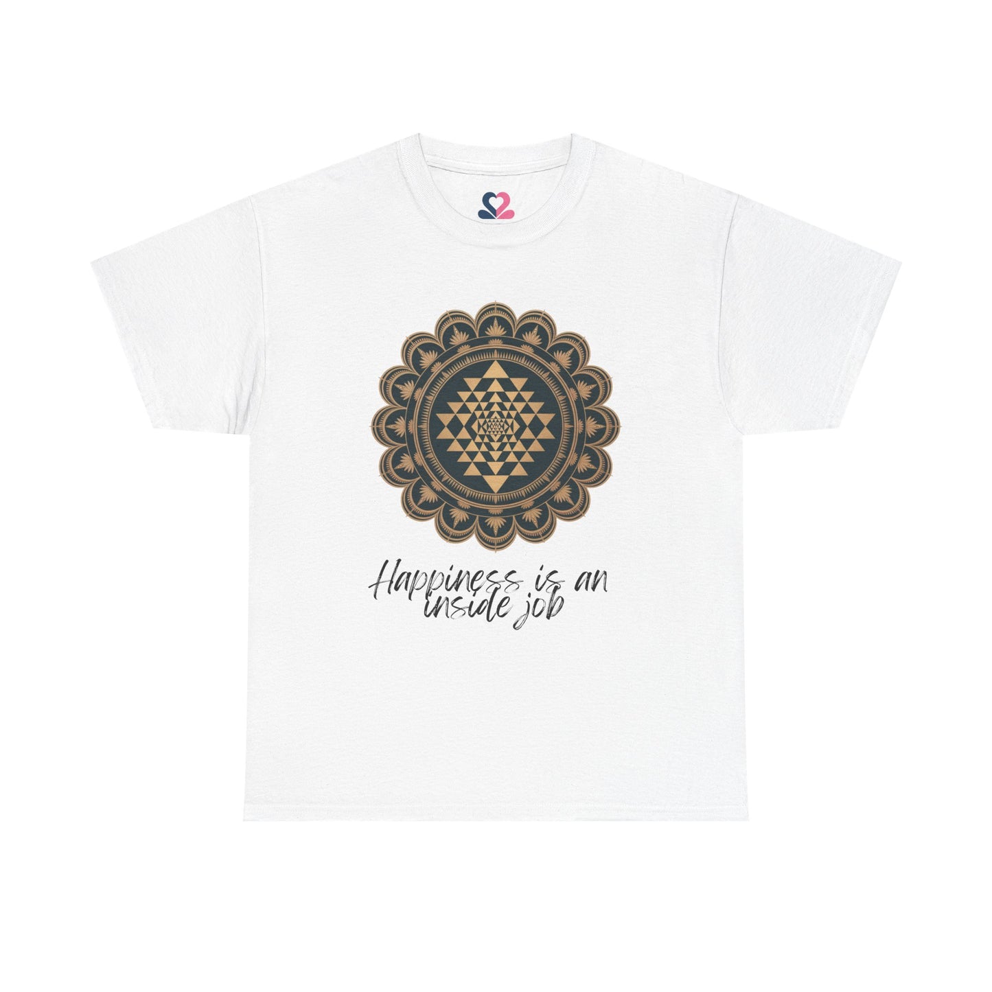 Unisex T-shirt, Yoga, Mindfulness, Happiness is an inside job