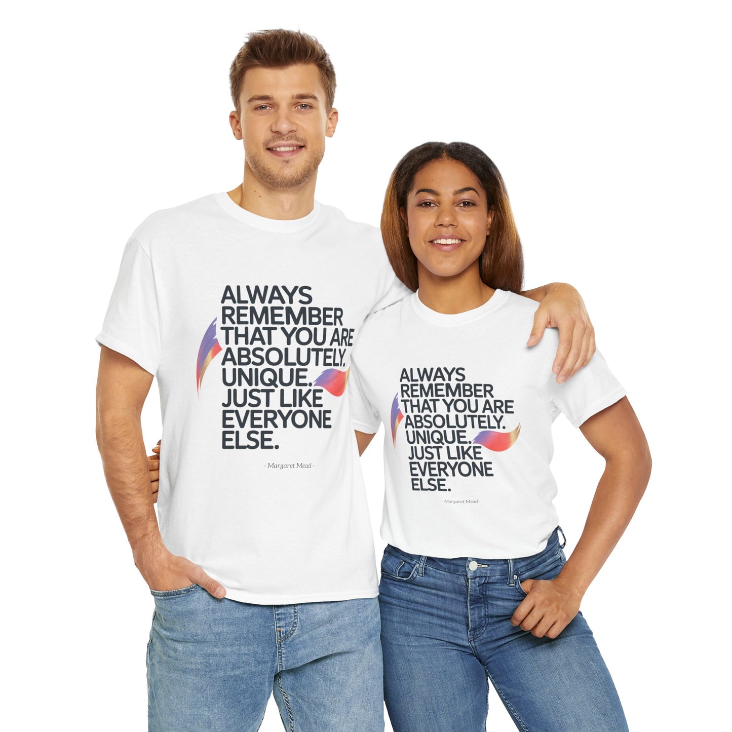 Unisex T-shirt, Famous Quote, Mindfulness, Wellbeing, model IV
