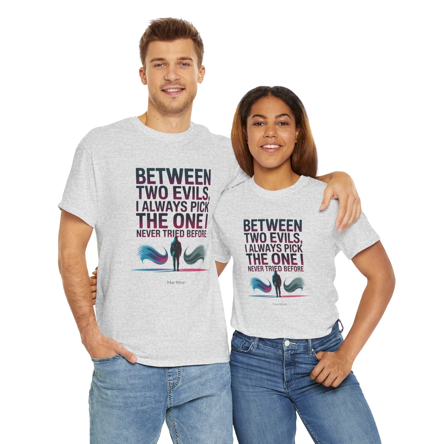 Unisex T-shirt, Famous Quote, Mindfulness, Wellbeing, model XIV
