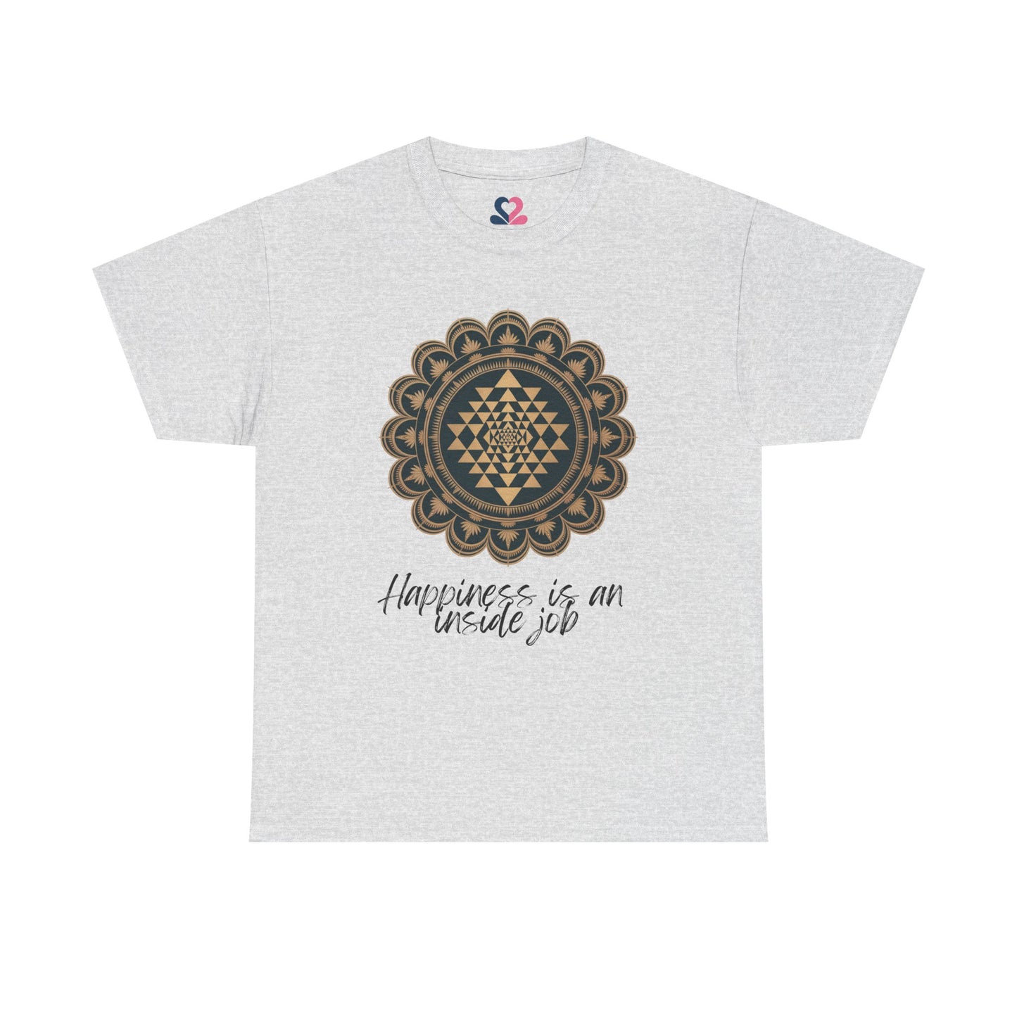 Unisex T-shirt, Yoga, Mindfulness, Happiness is an inside job