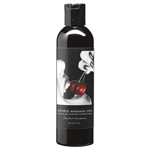 Earthly Body Edible Massage Oil - Cherry