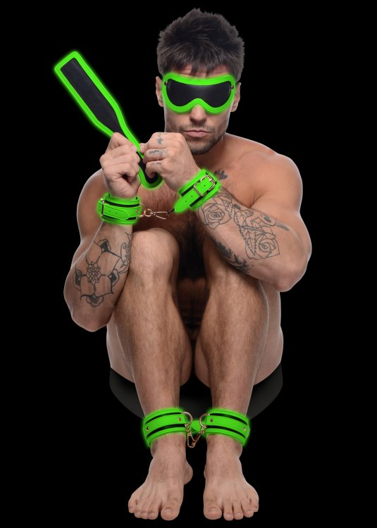 Master Series Kink in the Dark Glowing Bondage Set