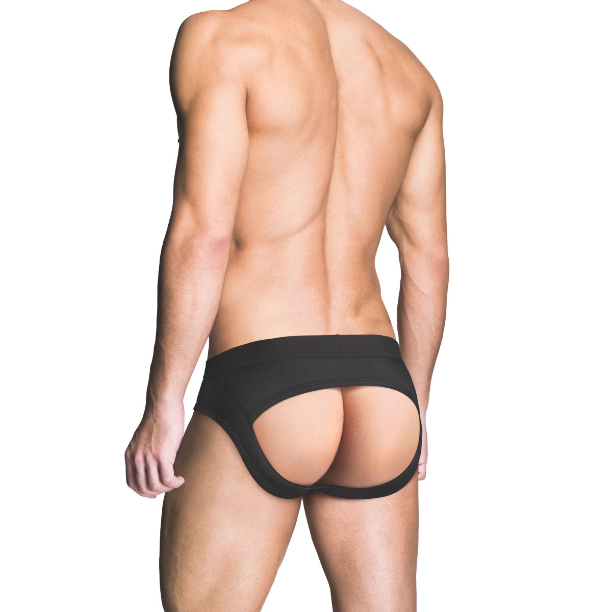 Prowler RED Ass-less Brief Black L