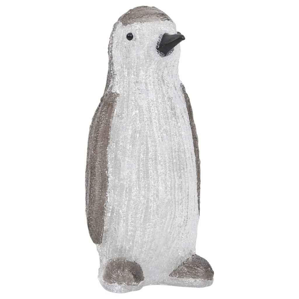 vidaXL LED Christmas Acrylic Penguin Figure Indoor and Outdoor 30cm