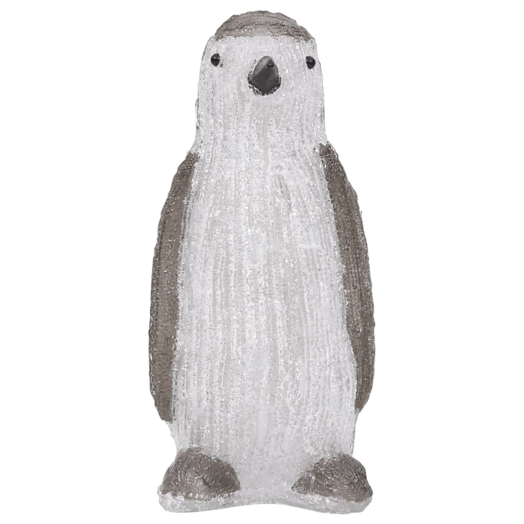 vidaXL LED Christmas Acrylic Penguin Figure Indoor and Outdoor 30cm
