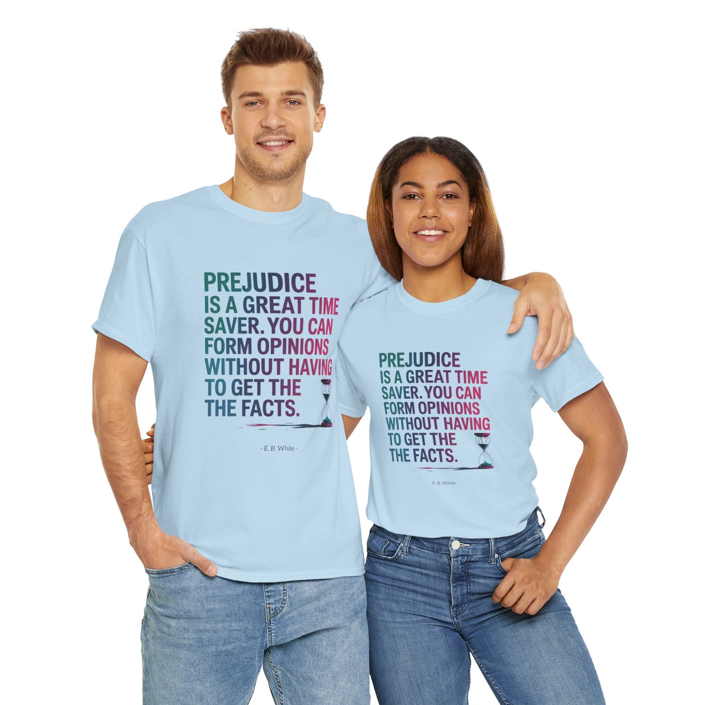 Unisex T-shirt, Famous Quote, Mindfulness, Wellbeing, model X