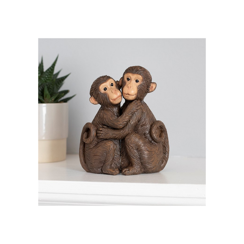 Monkey Couple Ornament