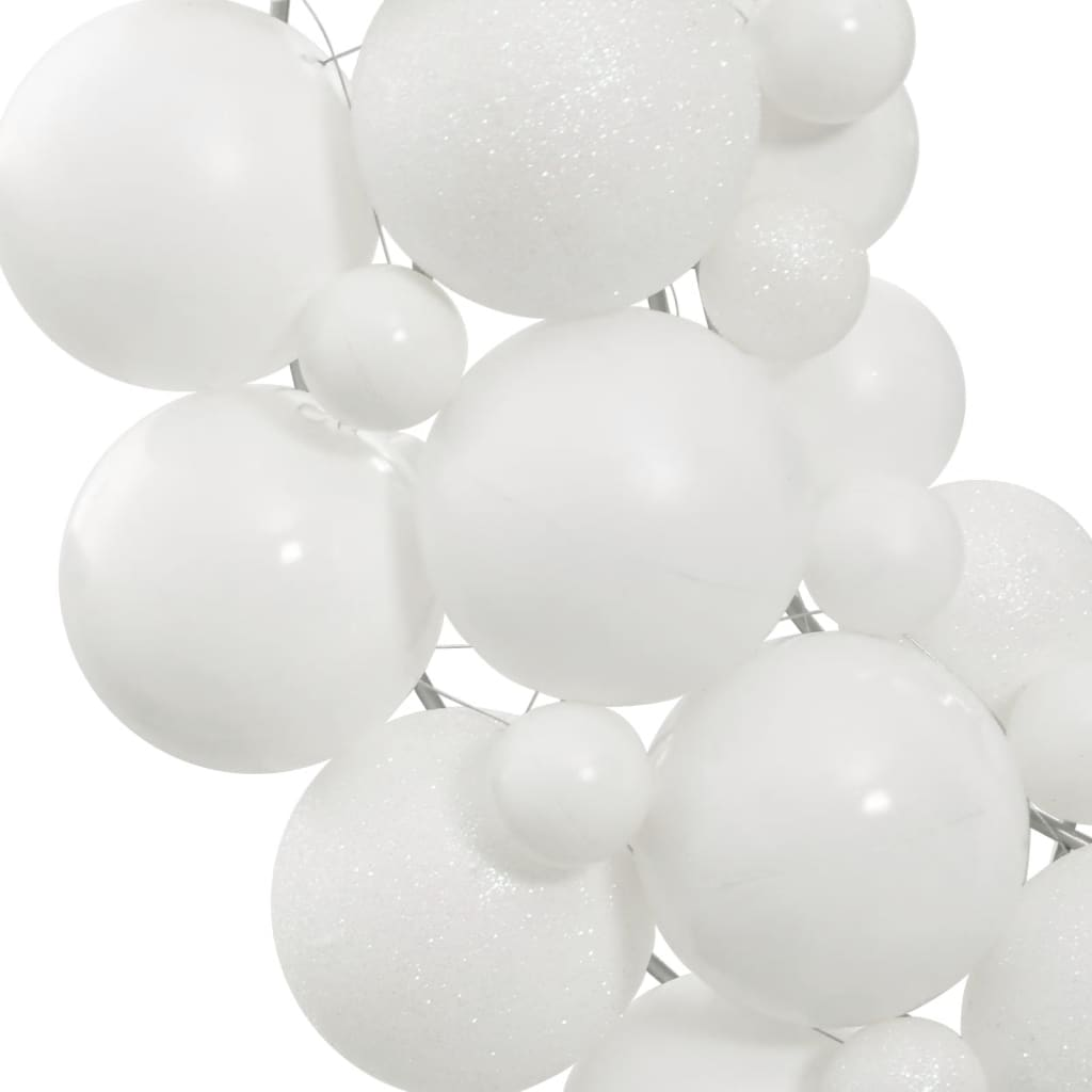 vidaXL Christmas Wreath White 45 cm Polystyrene
