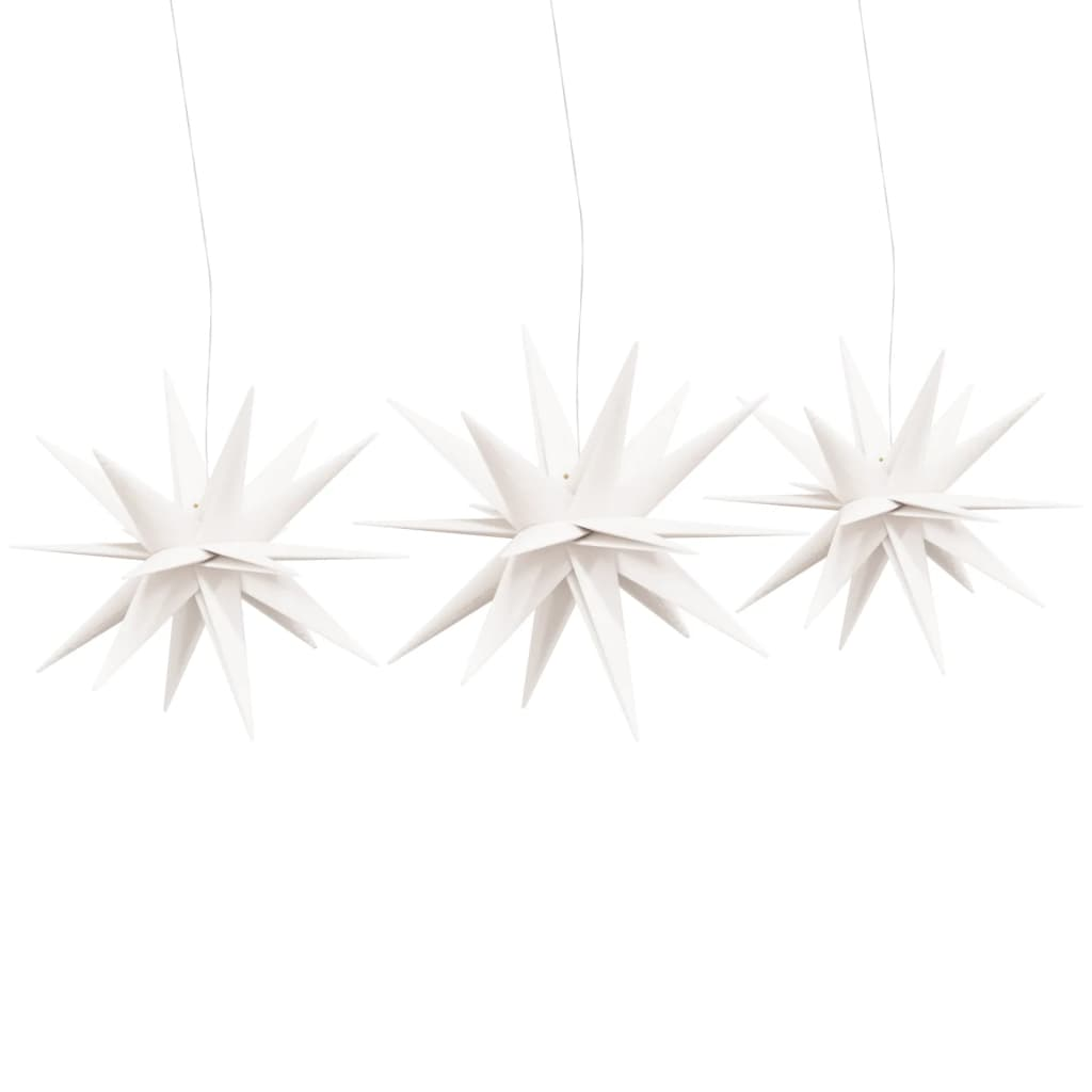 vidaXL Christmas Lights with LEDs 3 pcs Foldable White