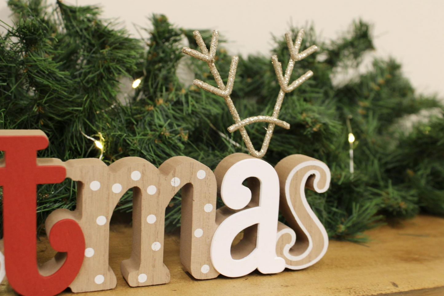 Freestanding Wooden Christmas Decoration