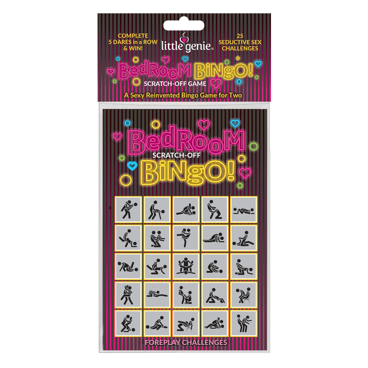 Bedroom Bingo Scratch off Romance Game