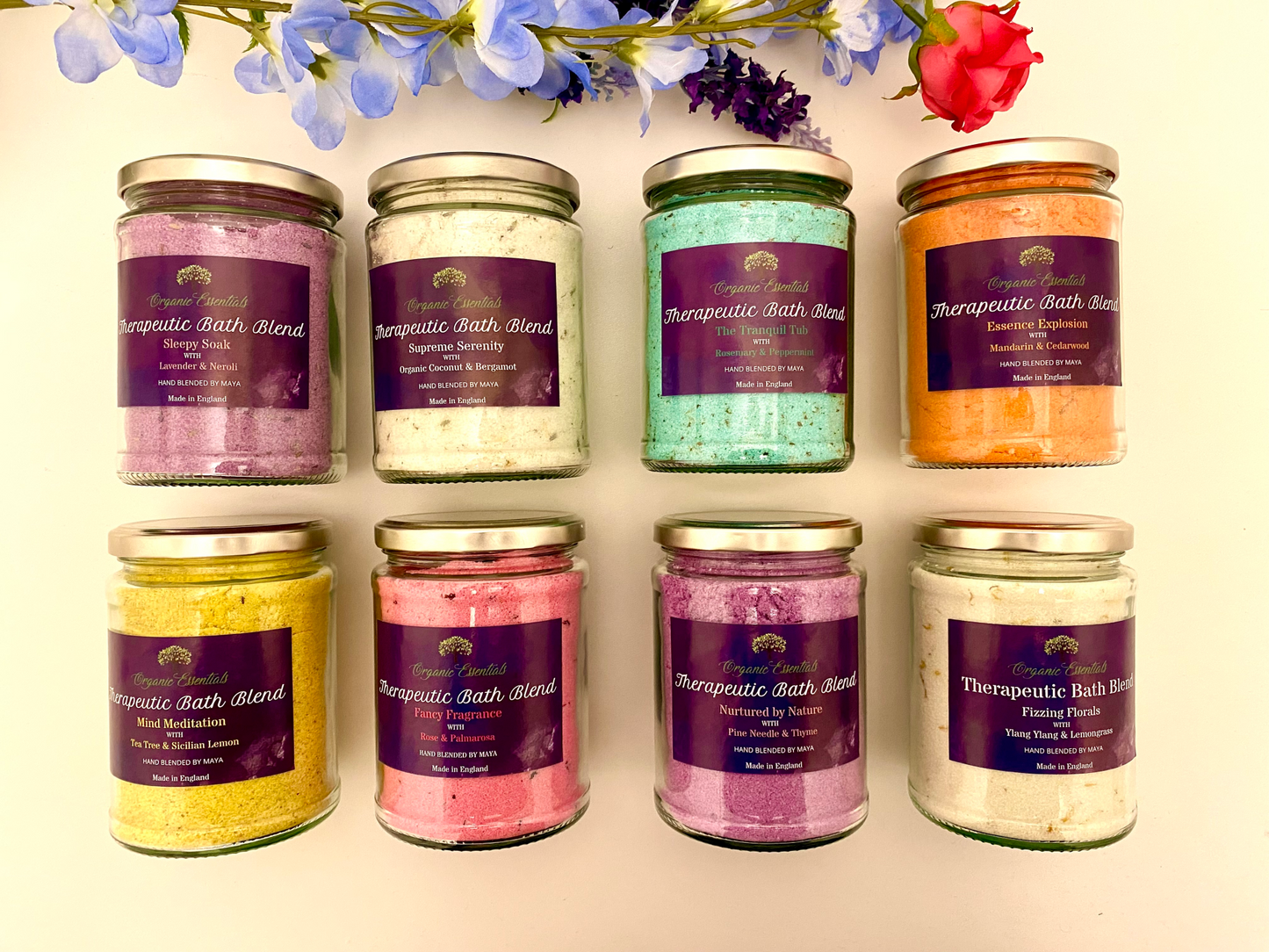 Luxury Bath Blend - Fancy Fragrance - Rose & Palmarosa