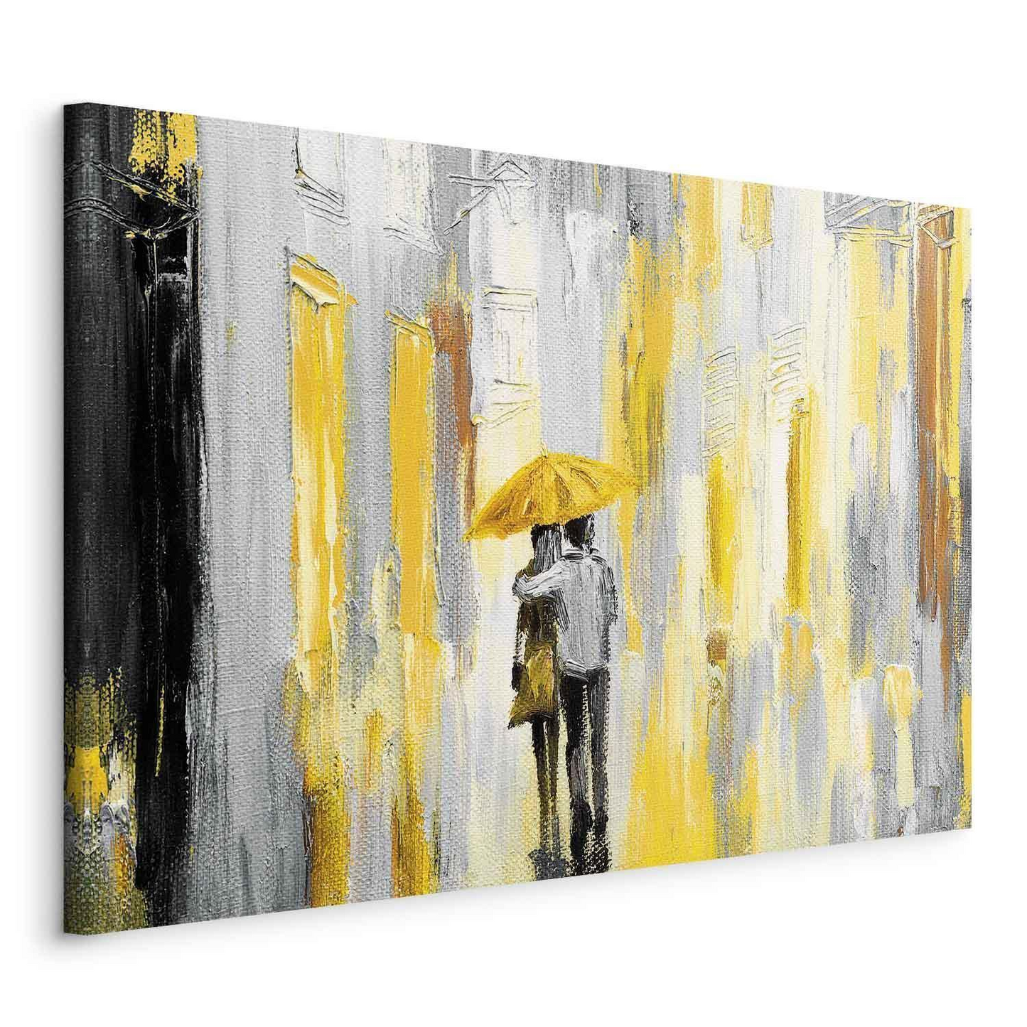 Quadro - Umbrella in Love (1 Part) Wide Yellow