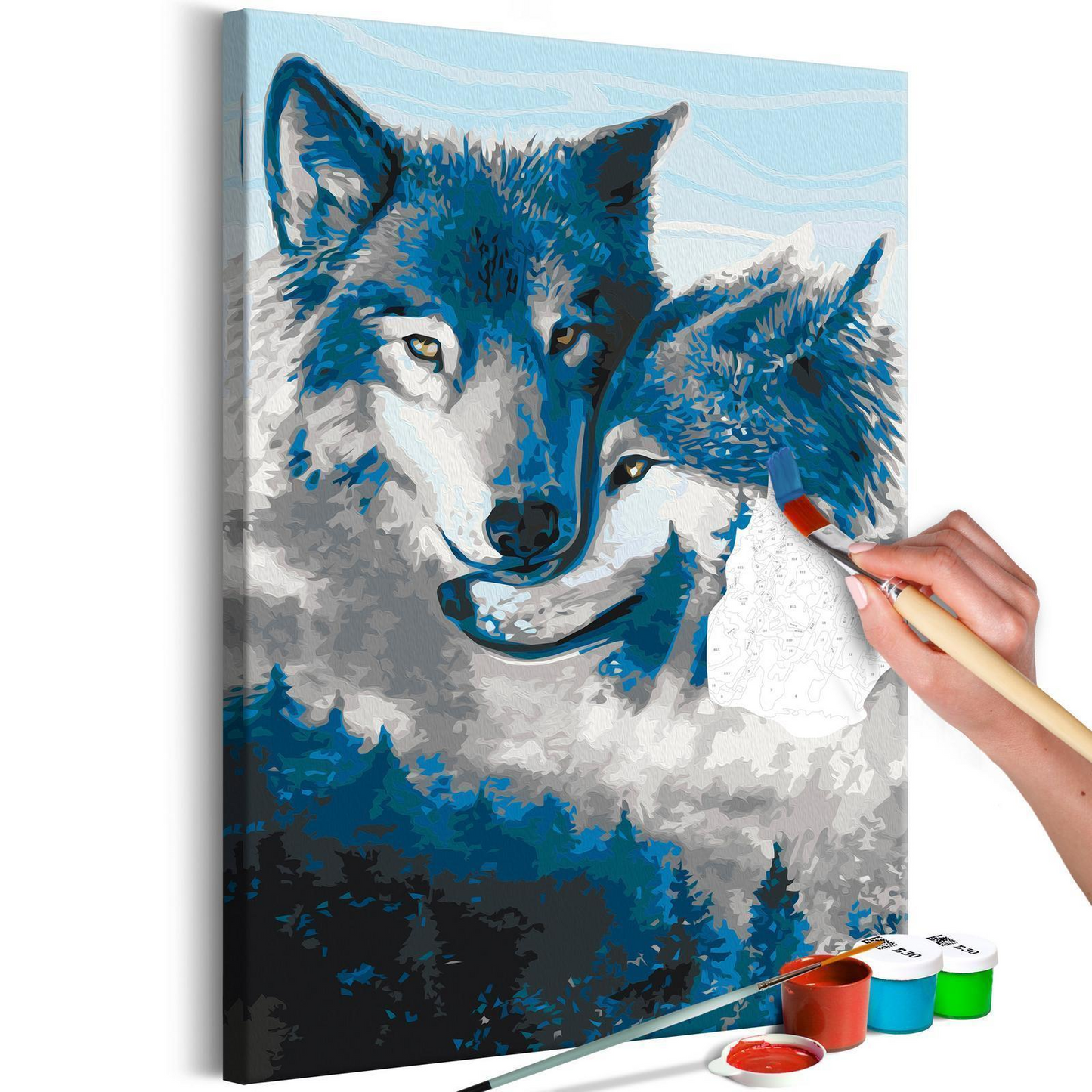 Quadro fai da te - Wolves in Love
