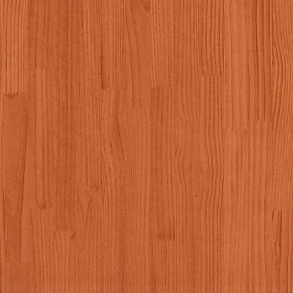 vidaXL Wooden Christmas Tree for Decoration Wax Brown 100 cm Solid Wood Pine