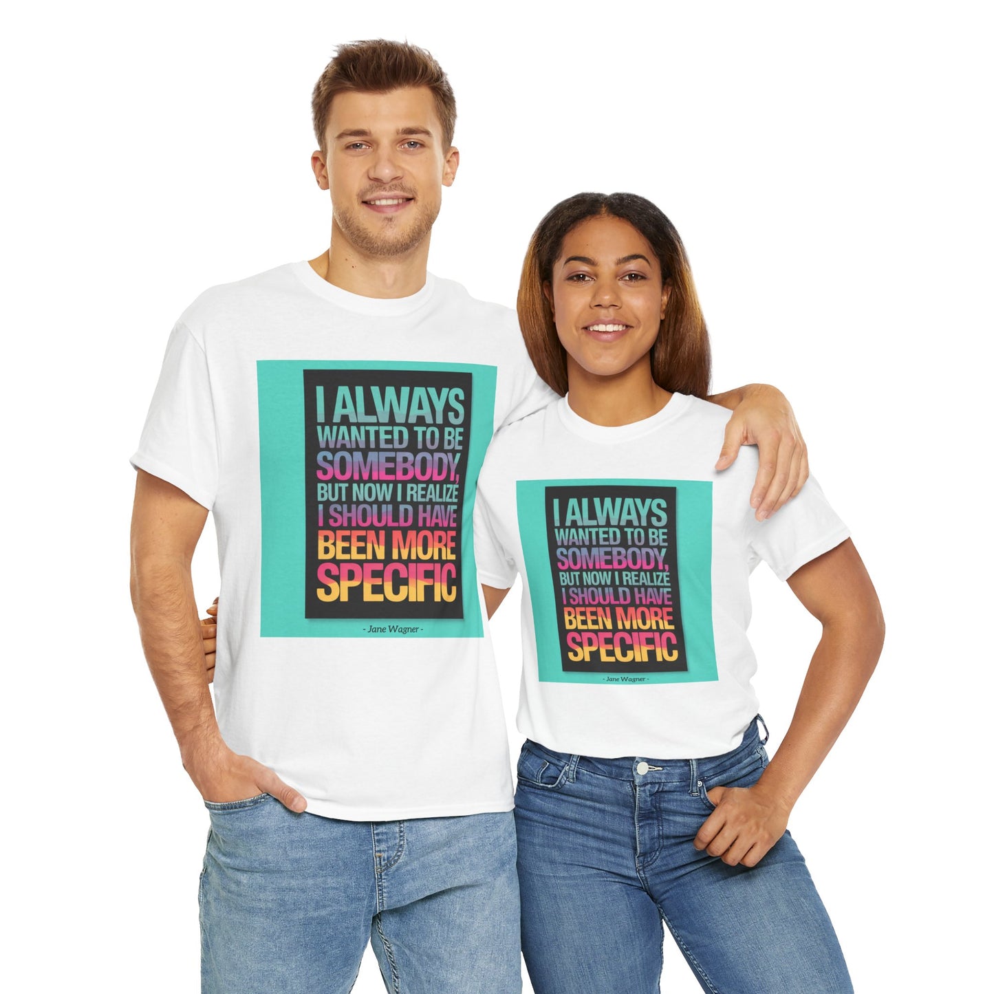 Unisex T-shirt, Famous Quote, Mindfulness, Wellbeing, model XI