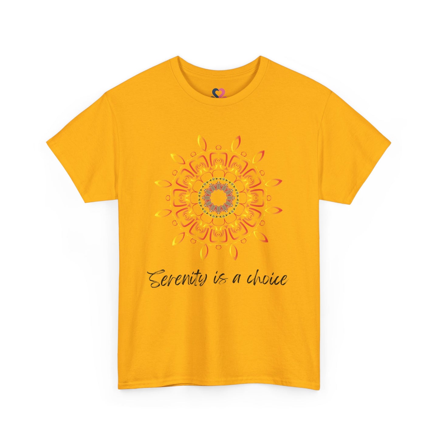 Unisex T-shirt, Yoga, Mindfulness, Serenity is a choice