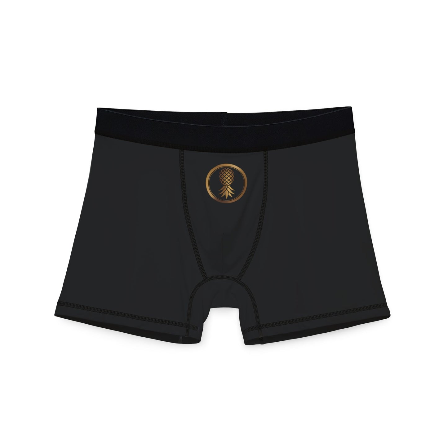 Pineapple Logo Men's AOP Boxer Briefs, Stylish Underwear, Gift