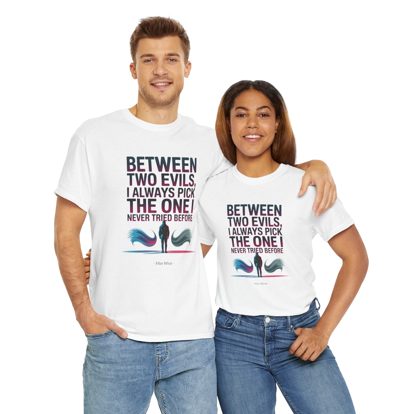Unisex T-shirt, Famous Quote, Mindfulness, Wellbeing, model XIV