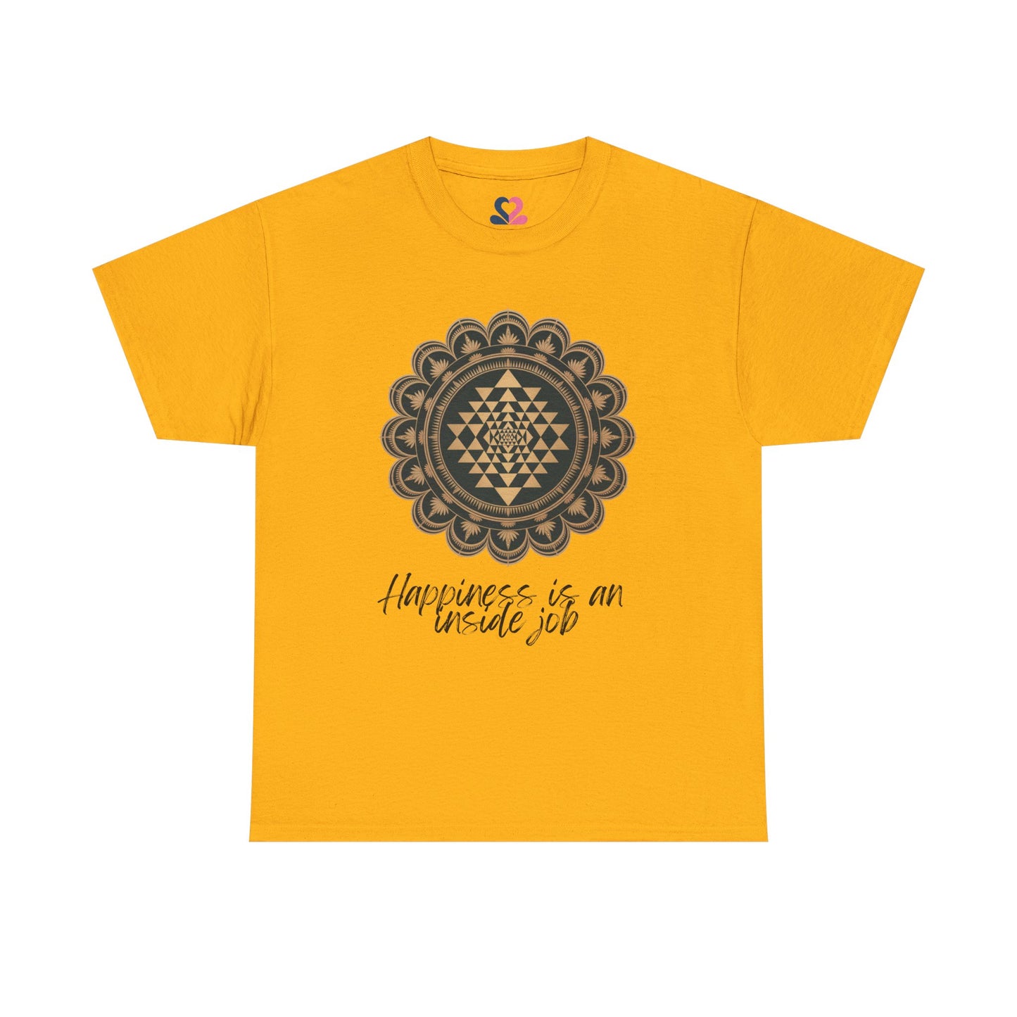 Unisex T-shirt, Yoga, Mindfulness, Happiness is an inside job