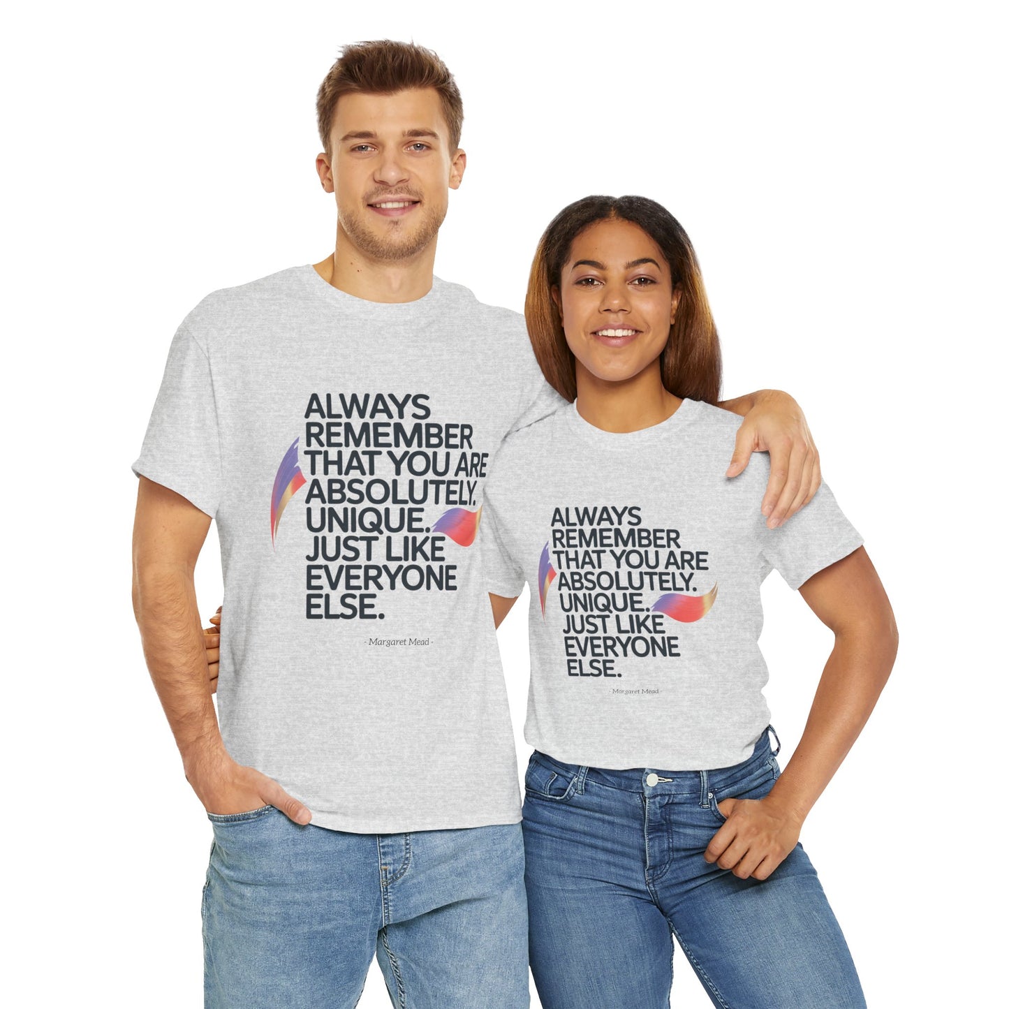 Unisex T-shirt, Famous Quote, Mindfulness, Wellbeing, model IV