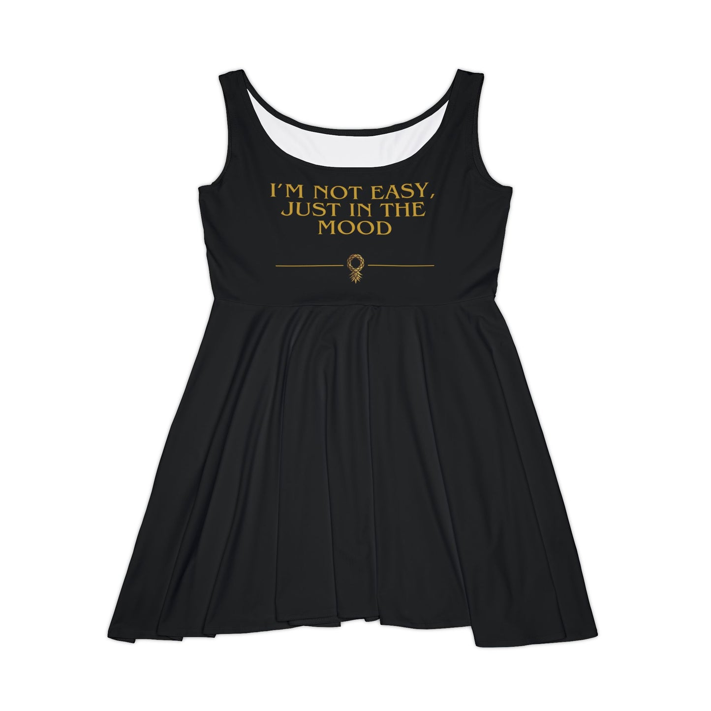 Women's Skater Dress - I'm Not Easy Just In The Mood, Cute Summer Dress, Casual [...]
