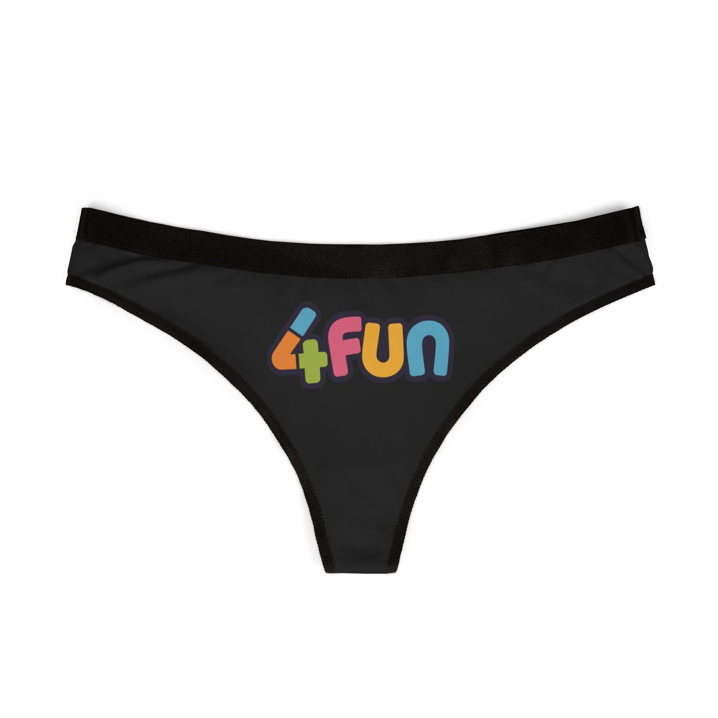 4 Fun Women's Thongs, Cute Underwear, Summer Lingerie, Gift