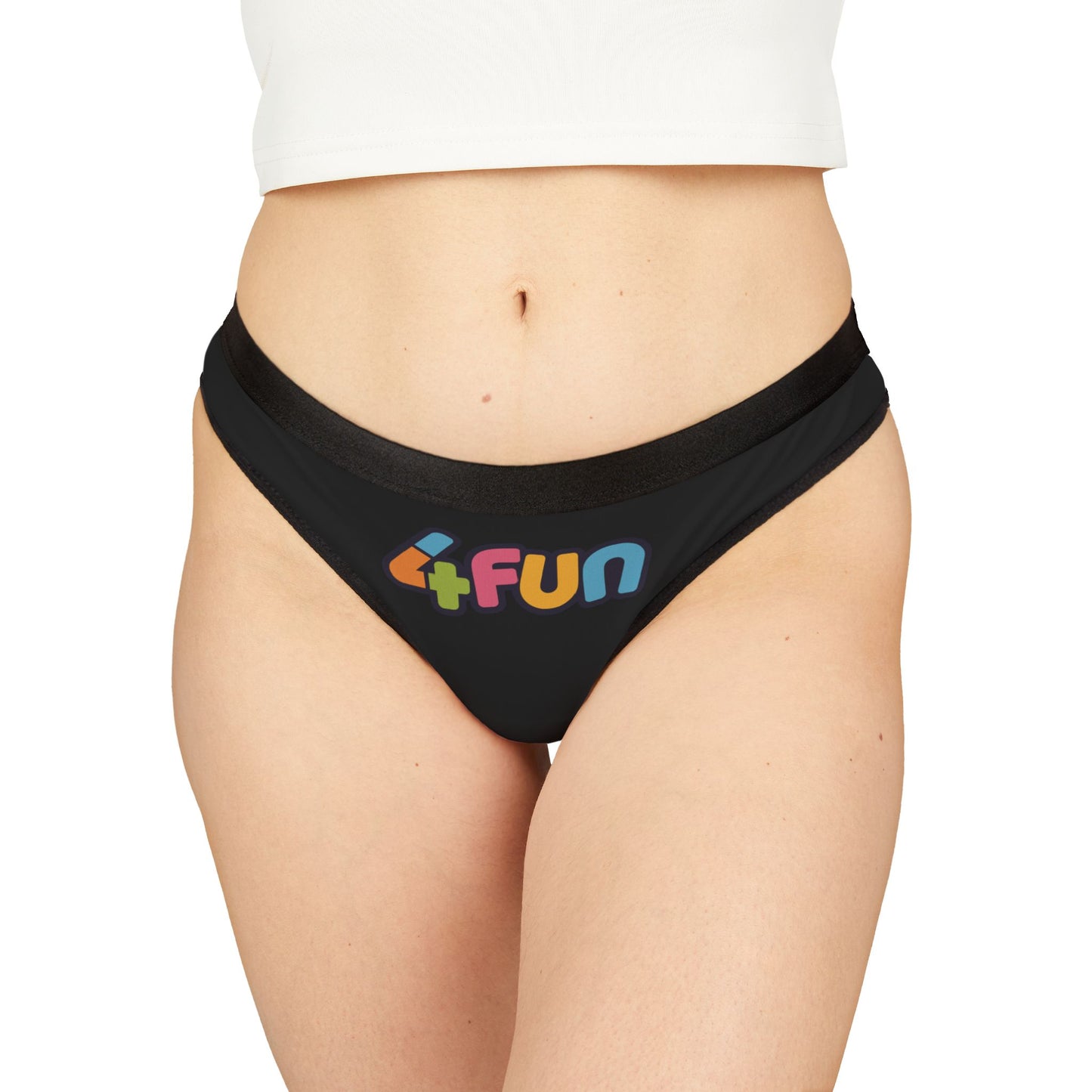 4 Fun Women's Thongs, Cute Underwear, Summer Lingerie, Gift