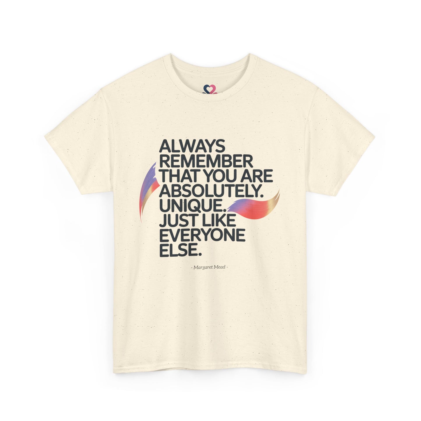 Unisex T-shirt, Famous Quote, Mindfulness, Wellbeing, model IV