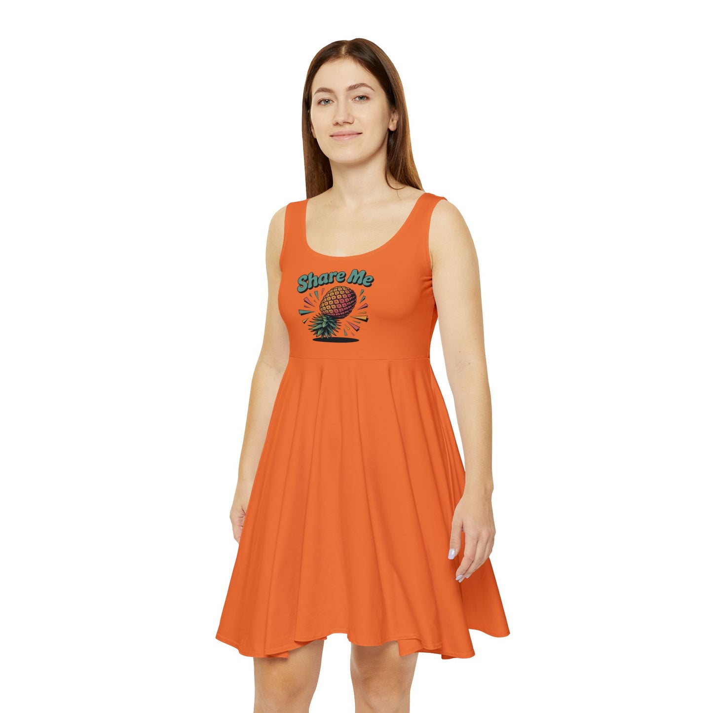 Women's Skater Dress - Share me, Cute Summer Dress, Casual [...]