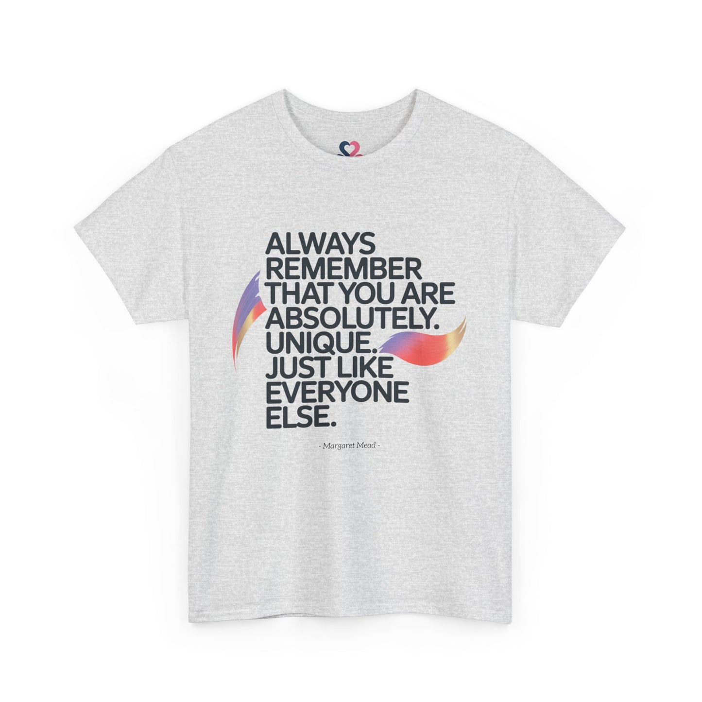Unisex T-shirt, Famous Quote, Mindfulness, Wellbeing, model IV