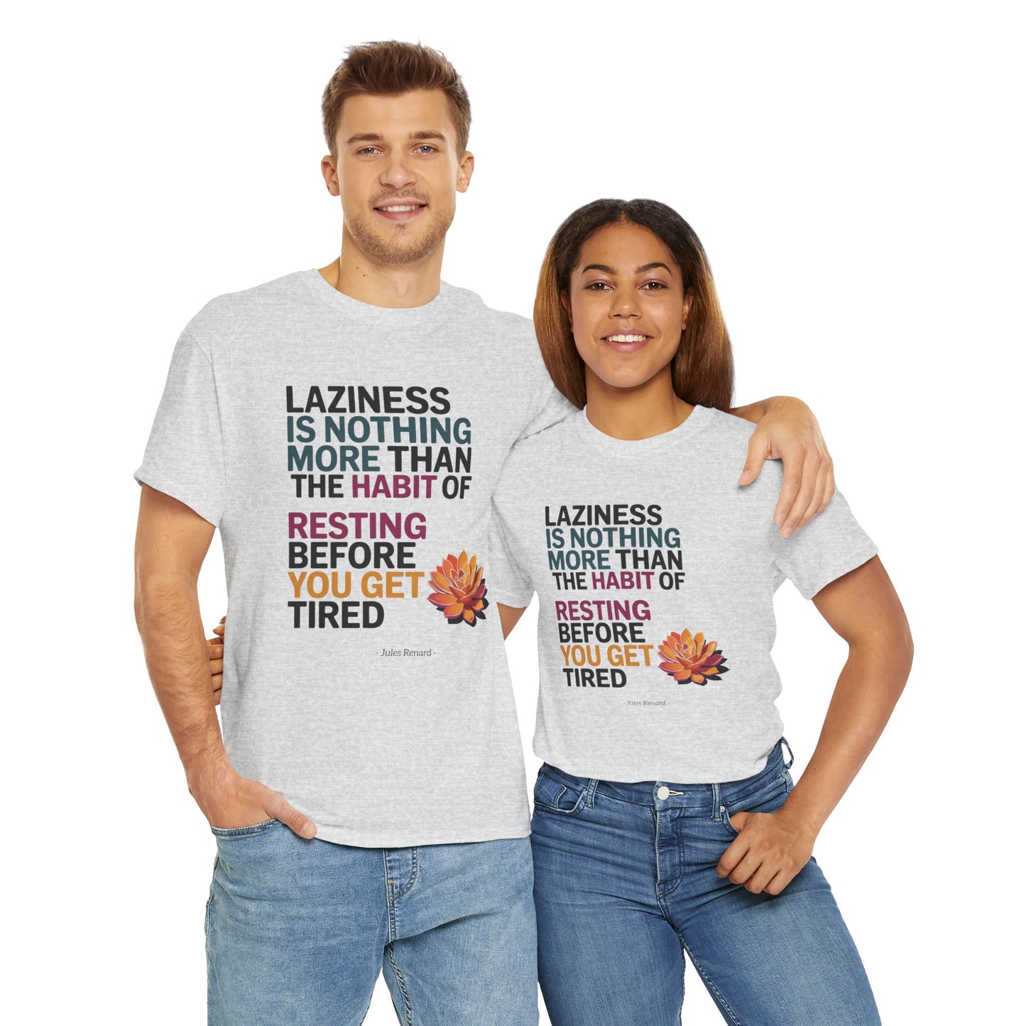 Unisex T-shirt, Famous Quote, Mindfulness, Wellbeing, model VIII