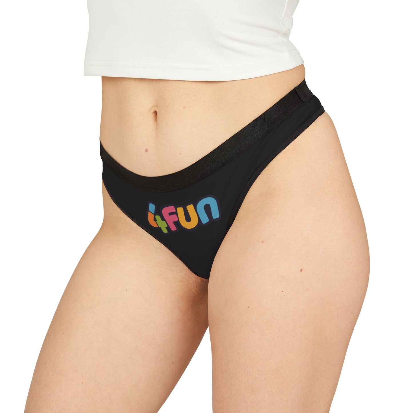 4 Fun Women's Thongs, Cute Underwear, Summer Lingerie, Gift