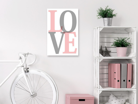 Quadro - Grey Love (1 Part) Vertical
